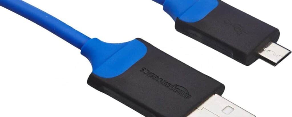 Câble de charge pour manette PS4 Amazon basics