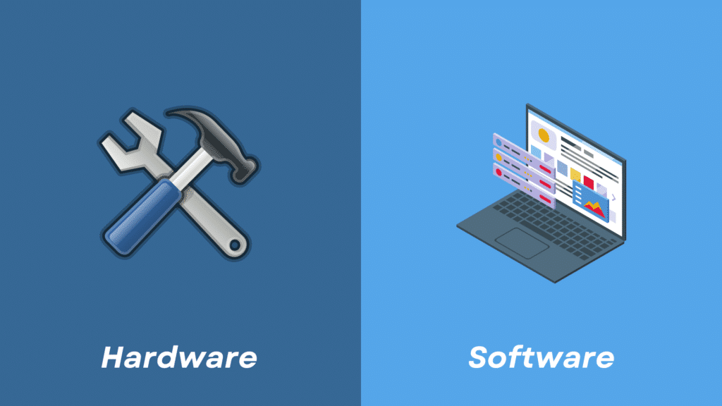 Différences entre hardware et software
