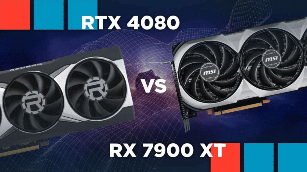 RTX 4080 VS RX 7900 XTX: différence
